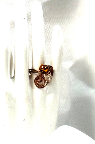 Copper wire-wrapped